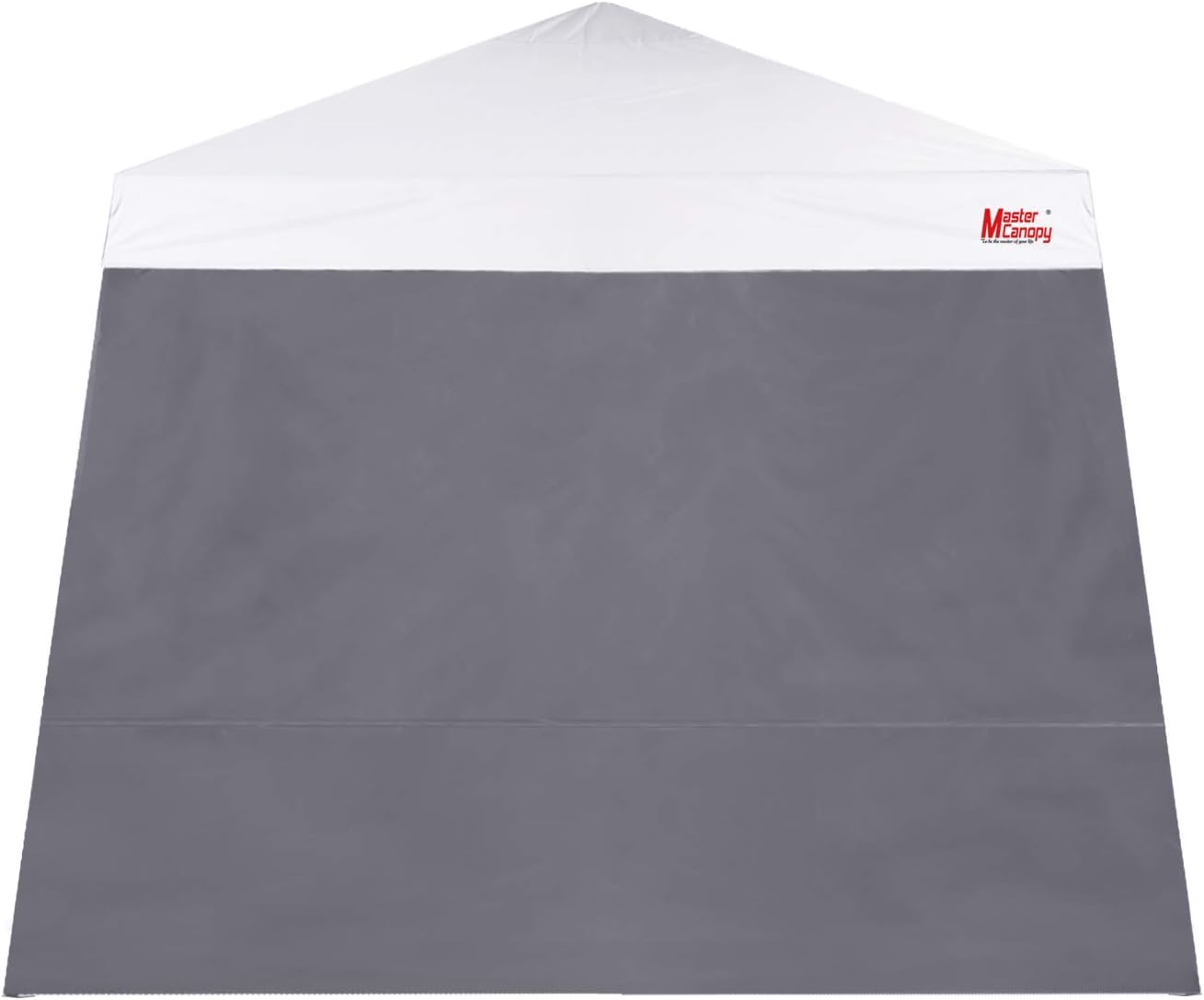 MASTERCANOPY SunWall Canopy Sidewall for 10x10 Slant Leg Canopy Tent, 1 Pack Sidewall Only (Black) | Waterproof UV‑blocking Durable Slant Leg SunWall Adds Shade and Blocks Wind for Canopies, Gazebos