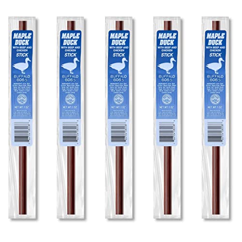Wild Game Beef Jerky- Maple Duck Stick (5 Pack)