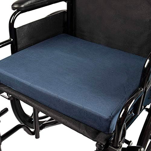 DMI Seat and Chair Cushion for Office Chairs, Wheelchairs, Scooters, Kitchen Chairs or Car Seats, FSA HSA Eligible, for Support and Height while Reducing Stress on Back, Tailbone or Sciatica