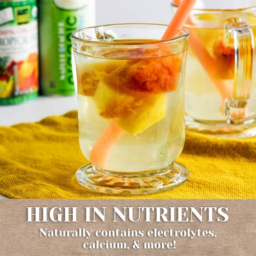 Nature Factor Organic Coconut Water - 10 Fl Oz (Pack of 12) | Pure Pressed Coconut Water, Organic Electrolytes