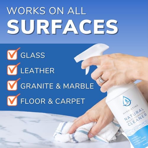 Hypristine Natural Multipurpose Surface Cleaner, 32 fl oz Spray Bottles, 1 Pack