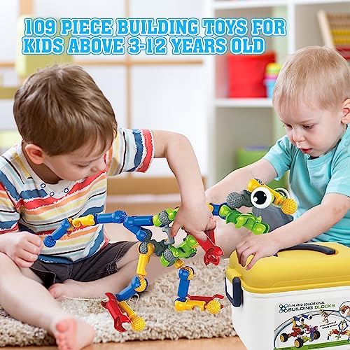 Huaker STEM Building Toys for 3 4 5 6 7 8 Year Old Boys Girls Birthday Gift