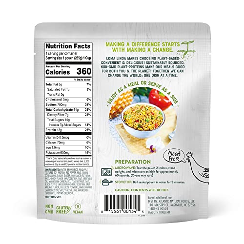 Loma Linda - Plant-Based Vegan (Hawaiian Bowl (10 oz.), 12 Pack)