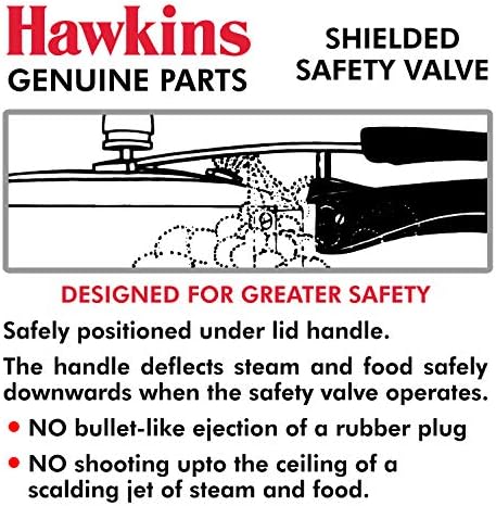 Hawkins B1010 3 Piece Pressure Cooker Safety Valve - B1010-3pcSet