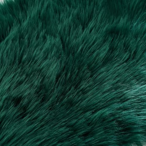 EasyJoy Ultra Soft Fluffy Shaggy Area Rug Faux Fur Rug Chair Cover Seat Pad Fuzzy Area Rug for Bedroom Floor Sofa Living Room (2 x 6 ft Sheepskin