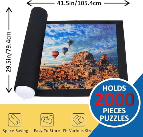 Puzzle Mat Roll Up Puzzles Board for Jigsaw Up to 2000, 1500, 1000