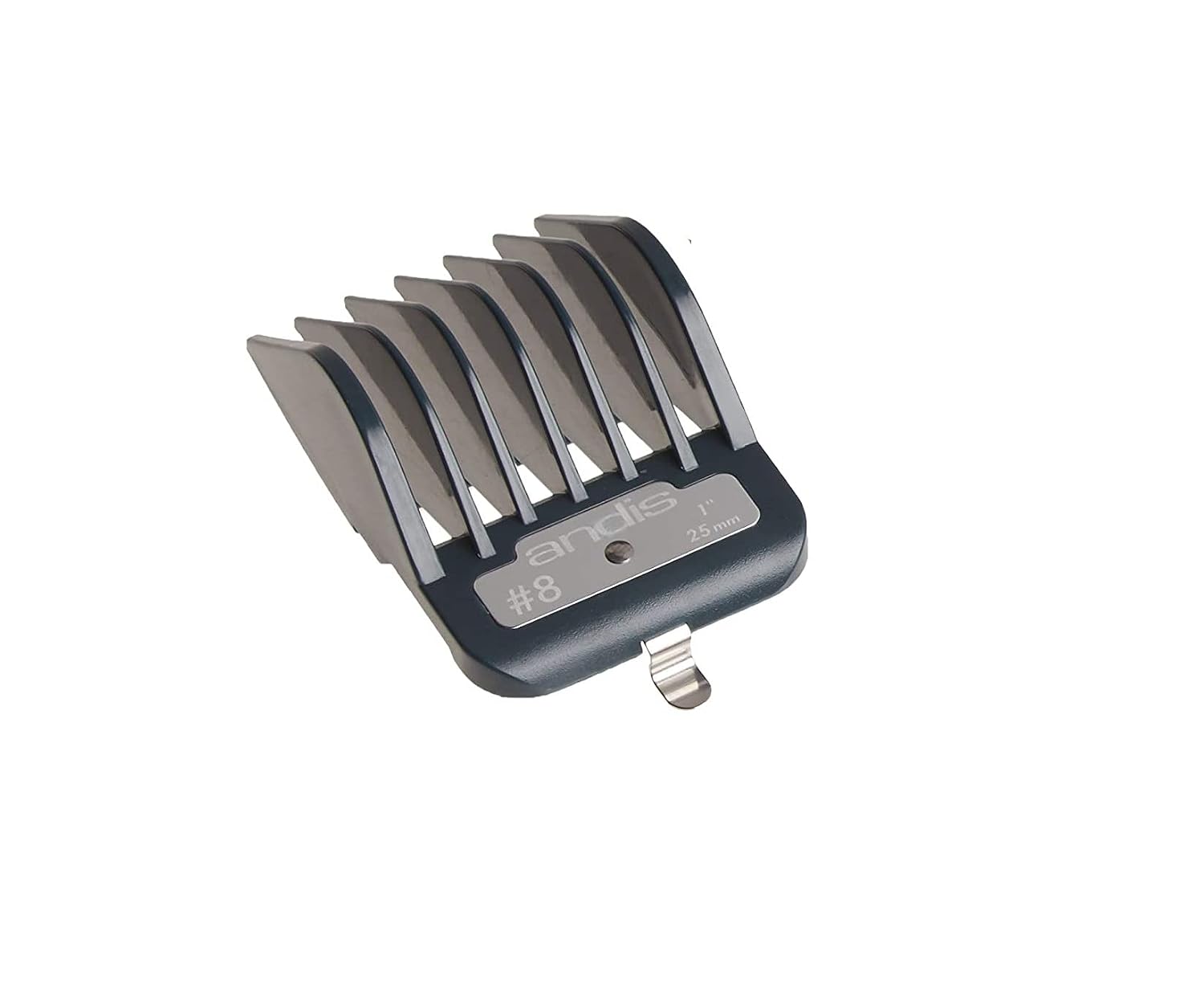 Andis Master Series Clipper Guard Comb Set, Fits ML, MLC, LCL & US-1 | 7-count metal-clip attachment combs, sizes 1/16in to 1in, easy to clean