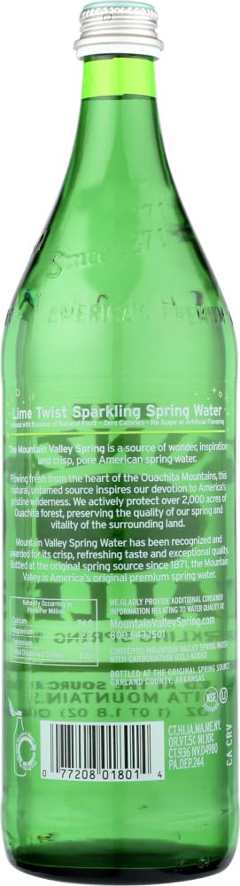 Mountain Valley Water, Water Sparkling, 12pk, 33.8 Fl Oz