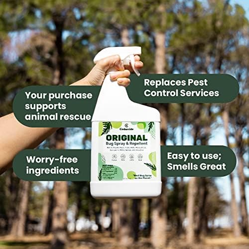 Cedarcide Original Bug Spray | Repel & Kill Fleas, Ticks, Mosquitoes, Mites, Ants & Chiggers | for use on People