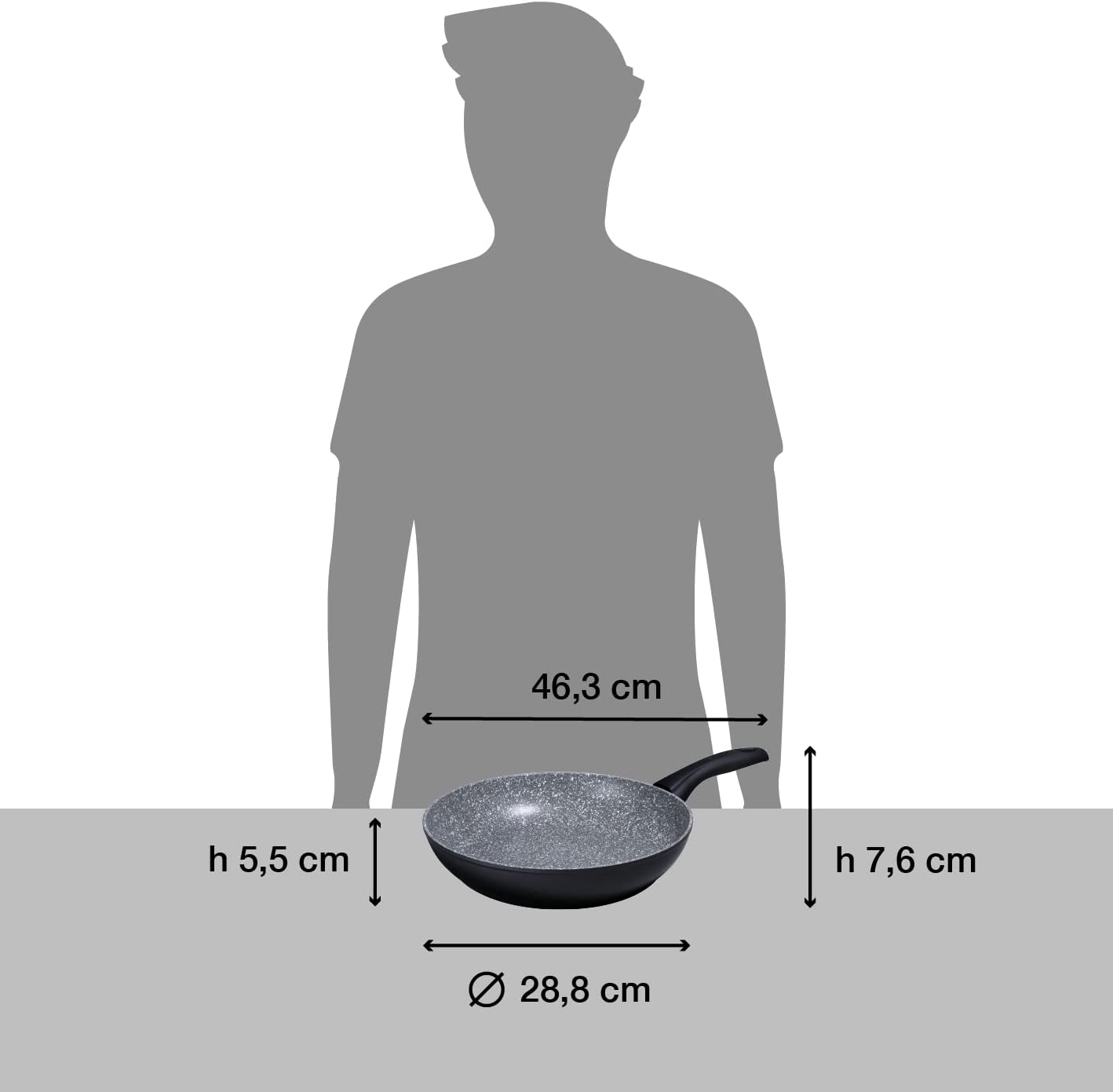 Bialetti Black Pearl Universal Pan, 11"