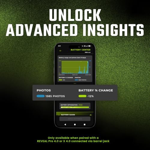 Tactacam Reveal R5 Power Bundle, FlexPack R5 + Solar Panel R5 | Self-sustaining charging system, Advanced Insights, 30% fast charge, built-in 5