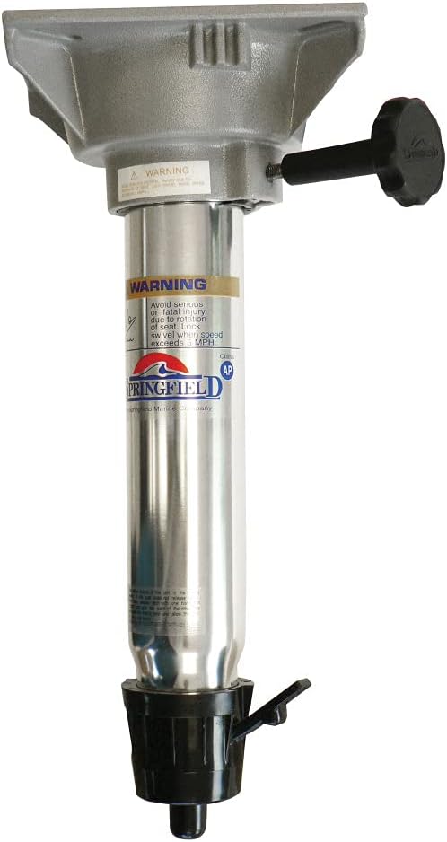 Springfield Marine 1600607 Non-Locking Taper-Lock Pedestal and Swivel Package