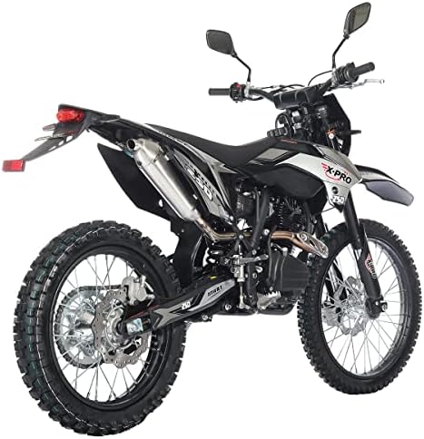 X-PRO Titan DLX 250cc Gas Dirt Bike Pit Bike Adult Bike,Big 21"/18" Wheels, Zongshen Engine! (Green)