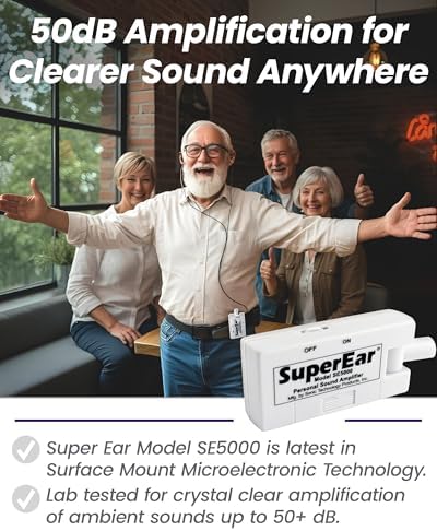 SuperEar SE5000 - Hearing Amplifier, Personal Headphones, Audio Accessories
