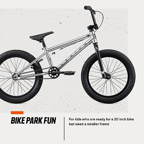 Mongoose Legion BMX Bike, Hi-Ten Steel Frame, 25x9T, 36x16T or 40x16T Gearing