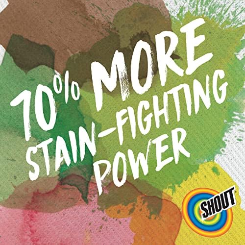 SHOUT Advanced Laundry Stain Remover Gel for Clothes Laundry, Breaks Down Stubborn, Dried-in, and Tough Stains, 22oz Spray, Pack of 3 (Packaging May Vary)