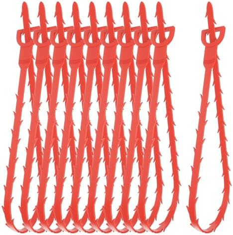 25ft Drain Auger Heavy Duty, Professional Plumbing Snake with Drill Adapter, Manual & Powered Clog Remover for Kitchen, Bathroom, Shower Sink & Bathtub, Flexible Pipe Snake Cleaner with Gloves