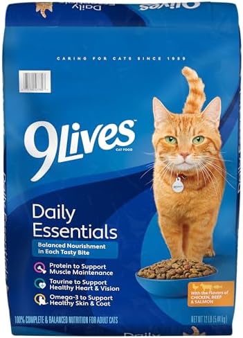 9Lives Daily Essentials Dry Cat Food, 20 Pound Bag