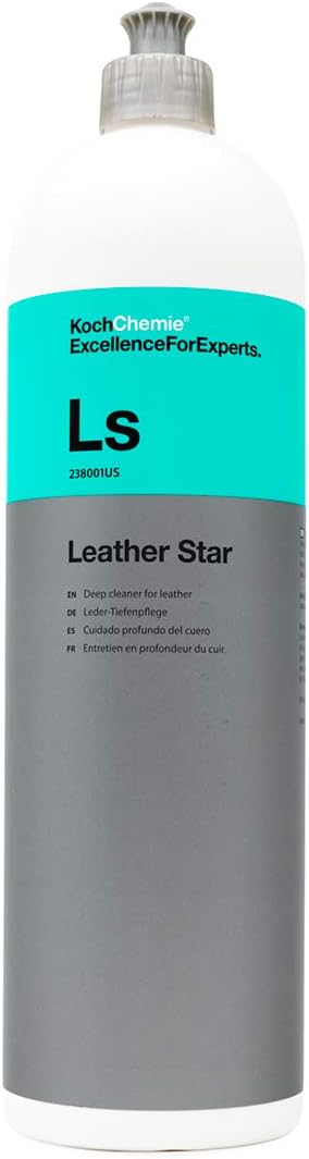 KOCHCHEMIE - Leather Star - Deep Cleaner for Leather, Revitalizes, Preserves, and Protects, Pleasant Fragrance, Color Intensifying Appearance