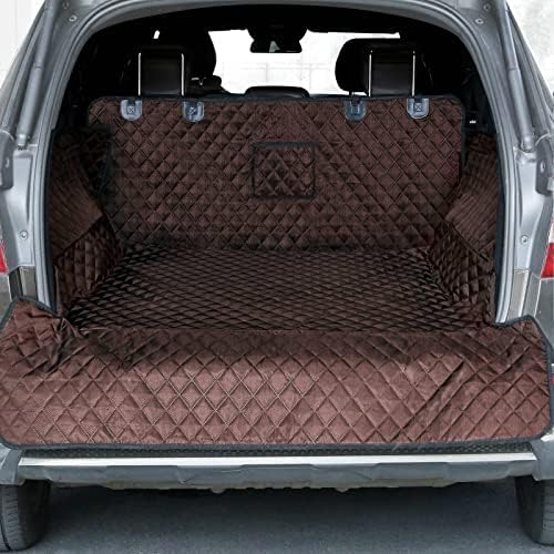 PETICON SUV Cargo Liner for Dogs, Trunk Cover with Bumper Flap Protector