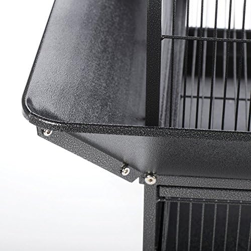 Prevue Pet Products 3352COCO Park Plaza Bird Cage, Coco Brown | Large Brown Steel Bird Cage with Rolling Stand and Perches, Ideal for Cockatiels and Medium Birds