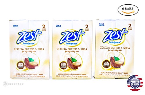 Zest Bar Soap - 8 Bars - Enriched With Cocoa Butter And Shea for Ultra Moisturizing Cleansing - Leaves Your Body Feeling Silky Smooth And Deeply Moisturized | Enriched With Cocoa Butter And Shea, Ultra Moisturizing Cleansing, Leaves Your Body Feeling Sil…
