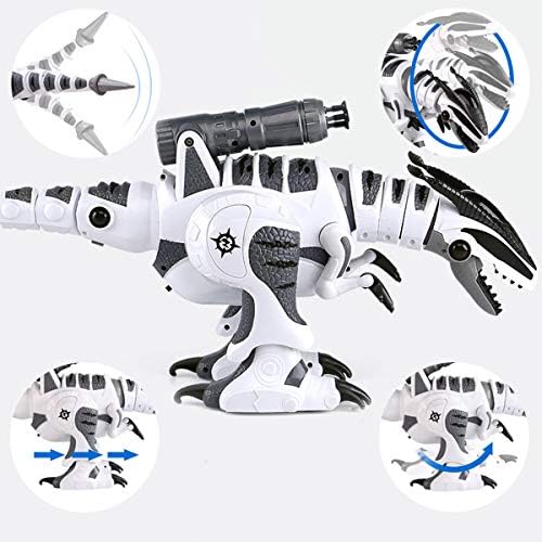 Fistone RC Robot Dinosaur Intelligent Interactive Smart Toy Electronic Remote Controller Robot Walking Dancing Singing with Fight Mode Toys for Kids