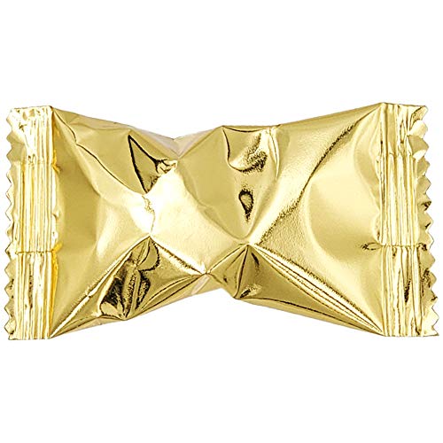110 Pieces The Dreidel Company Metallic Gold Buttermints, Mint Candies, After Dinner Mints, Butter Mint Candy, Fat-Free, Individually Wrapped