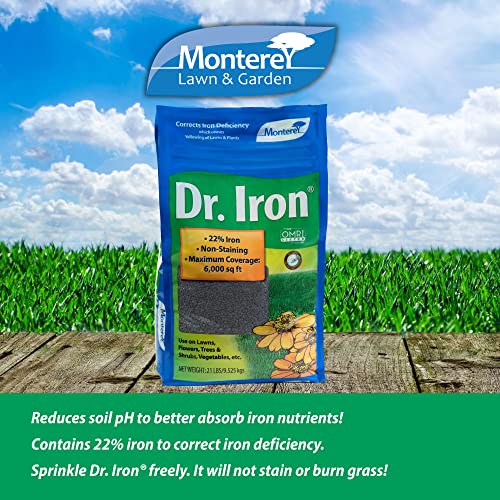 Monterey NLG7122 Dr Soil Acidifier Granules Iron and Elemental Sulfur Acidic Fertilizer, 21 lb