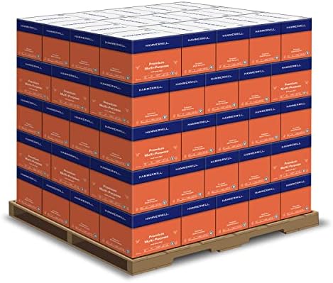 Hammermill Printer Paper, Premium Multipurpose Paper 20 lb, 8.5 x 11-5 Ream (2,500 Sheets) - 97 Bright, Made in the USA, 105910C