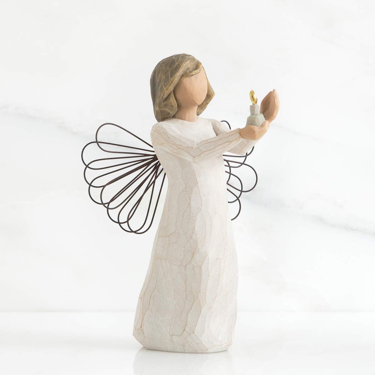 Willow Tree Angel of Hope, Sculpted Hand-Painted Figure | Offering Comfort, Healing, Love and Caring, Cast from a Susan Lordi Original Carving