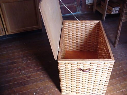 Basket - Wedding Chest - Hope Chest - Blanket Chest - Toy Chest - 36 X 18 X 20. Beautiful and Exceptional Quality Amish Handwoven Chest. Approximate