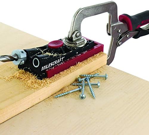 Milescraft Pocket Jig200 Pocket Hole Kit, Red
