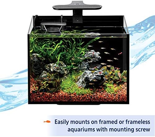 Aqueon Clip-On LED Aquarium Fish Tank Light for Planted Growing Plants for Up To 20 Gallon Aquariums