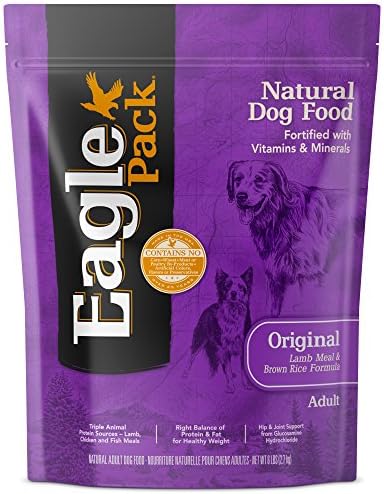 Eagle Pack Natural Dry Dog Food, Lamb & Rice, 30-Pound Bag