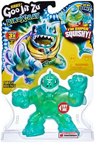 Heroes of Goo Jit Zu Dino X-Ray, Action Figure - Thrash The Shark, Multicolor (41186)