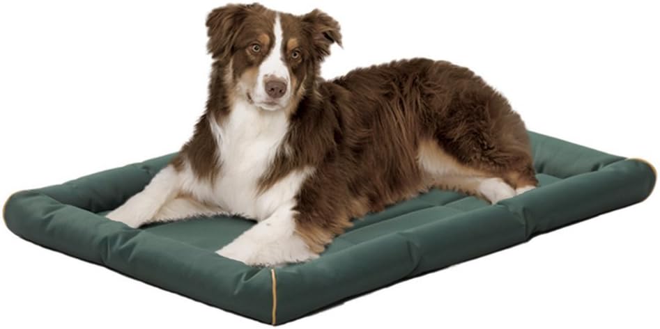 MidWest Homes for Pets Intermediate QuietTime MAXX Ultra-Rugged Dog Bed, Water & Odor Resistant, Bolstered Edge, Non-Slip Bottom, Fits 36-inch Crates, Black