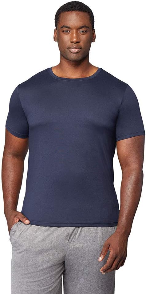 32 Degrees Men's Cool Classic Crewneck T-Shirt, Anti-Odor, Quick Drying, 4-Way Stretch