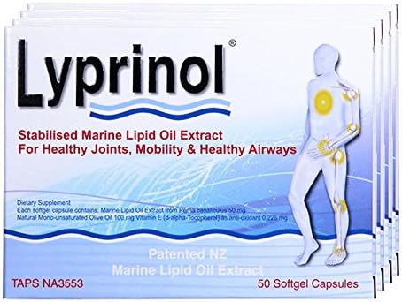 Pharma Lyprinol® Pcso-524® 200 Capsules New Zealand Green Lipped Mussel Extract Oil Joint Health Support & Mobility