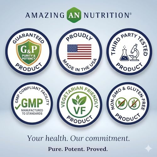Amazing Formulas Quercetin 500mg 120 Veggie Capsules Supplement - Non-GMO - Gluten Free - Supports Overall Health & Well Being