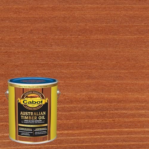 Cabot Australian Timber Oil Low VOC, Mahogany Flame, 1 Gallon