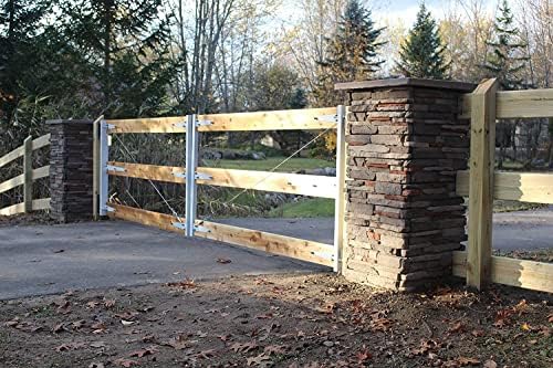 3 Rail Gate Frame Kit (Single Gate from Kit: Up to 10ft in Width)