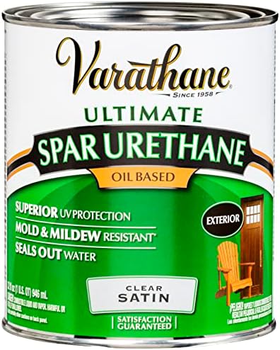 Varathane 9341 Oil-Based Ultimate Spar Urethane, Quart, Satin