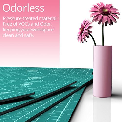 Calibre Art Self Healing Rotary Cutting Mat, Full 24x36, Best for Quilting | Ideal for Quilting and Sewing, Thick, Warp-Proof & Odorless, EN 71-3 Certified. Not From China.