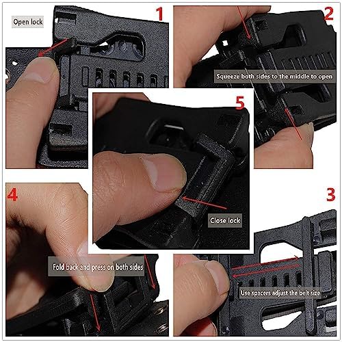 TAC DE-0014 Fixed Blade Outdoor Duty Knife 420HC Stonewashed Stainless Steel Field Knife Straight Camping Knife with G10 Handle Waist Clip EDC Kydex