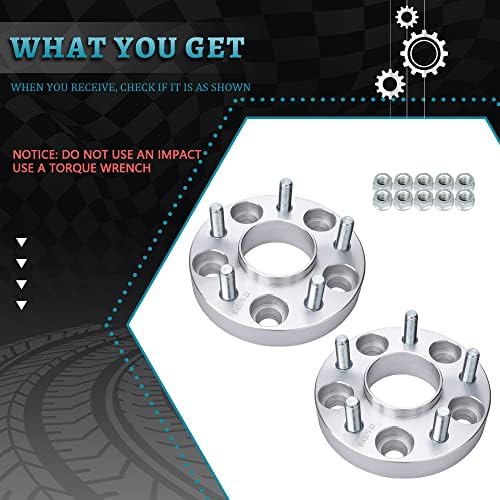 IRONTEK 5x114.3mm Wheel Spacers Fit Nissan Infiniti (M12x1.25, 66.1 Hub Bore) for Nissan 370Z, 350Z, 300ZX, Maxima, Sentra, for Infiniti FX35, FX45
