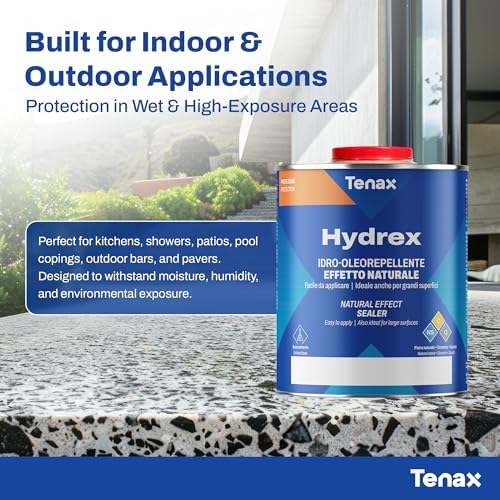 Tenax Hydrex Stone Sealer – Professional Penetrating Sealer for Granite, Marble