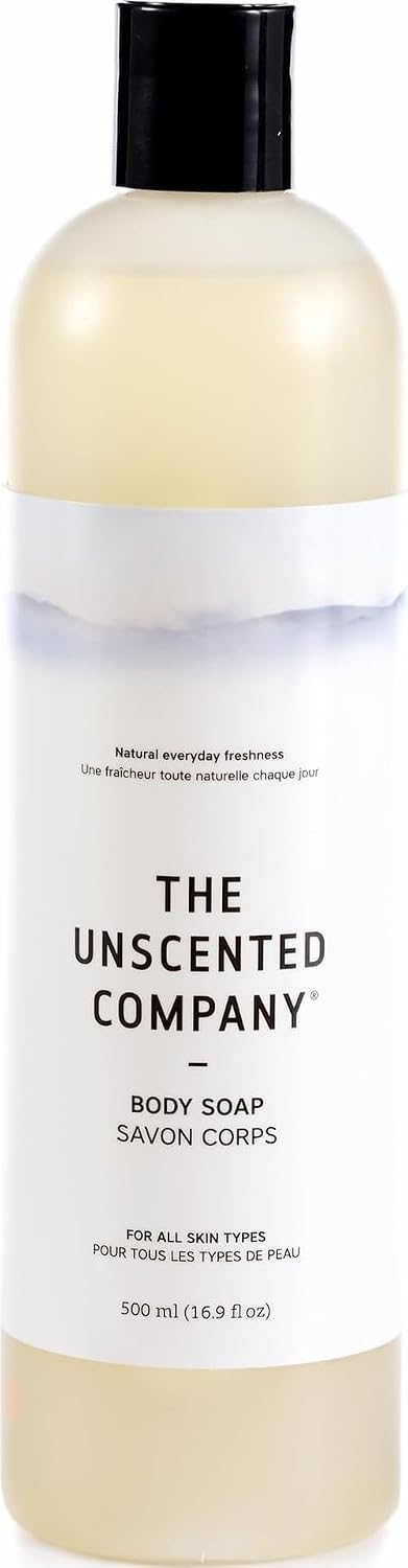 The Unscented Company Body Soap, For All Skin Types, Fragrance Free, 16.9 fl oz (500 ml)