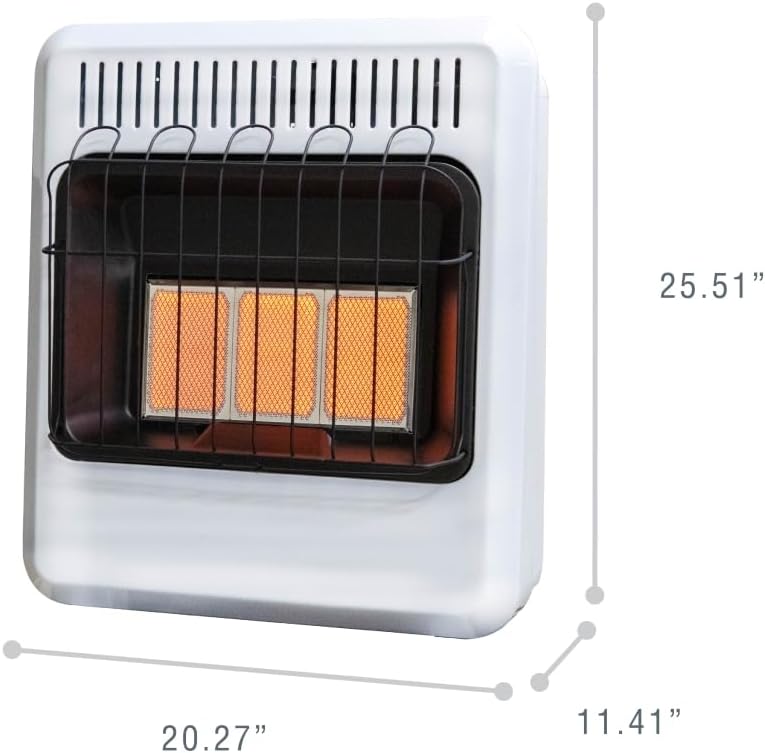 Mr. Heater 20,000 BTU Vent Free Radiant Dual Fuel Heater