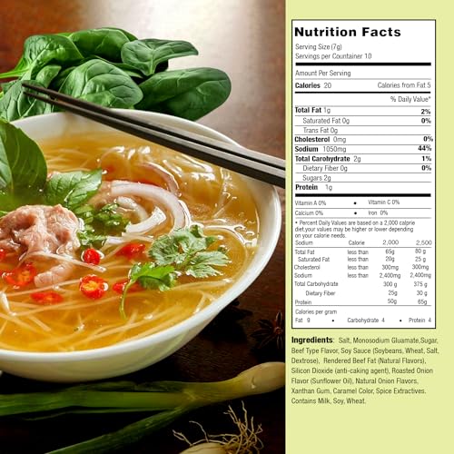 Essence of Lotus Instant Spicy Beef Pho Soup Mix — Ready-to-Eat Flavorful, Restaurant-Quality Pho broth, Made in the US (Spicy Beef Soup Mix, 1-Pack) | Ready-to-Eat, broth